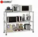 chrome wire shelving unit